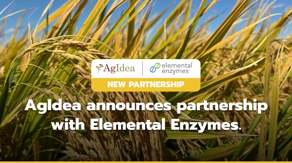 AgIdea anuncia un acuerdo con Elemental Enzymes.